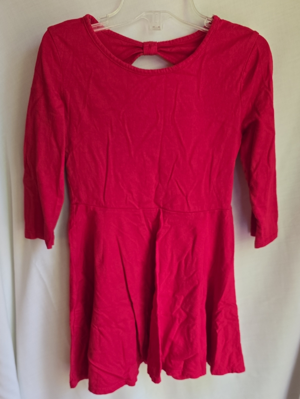 Place Red Knit Fit-and-Flare Dress